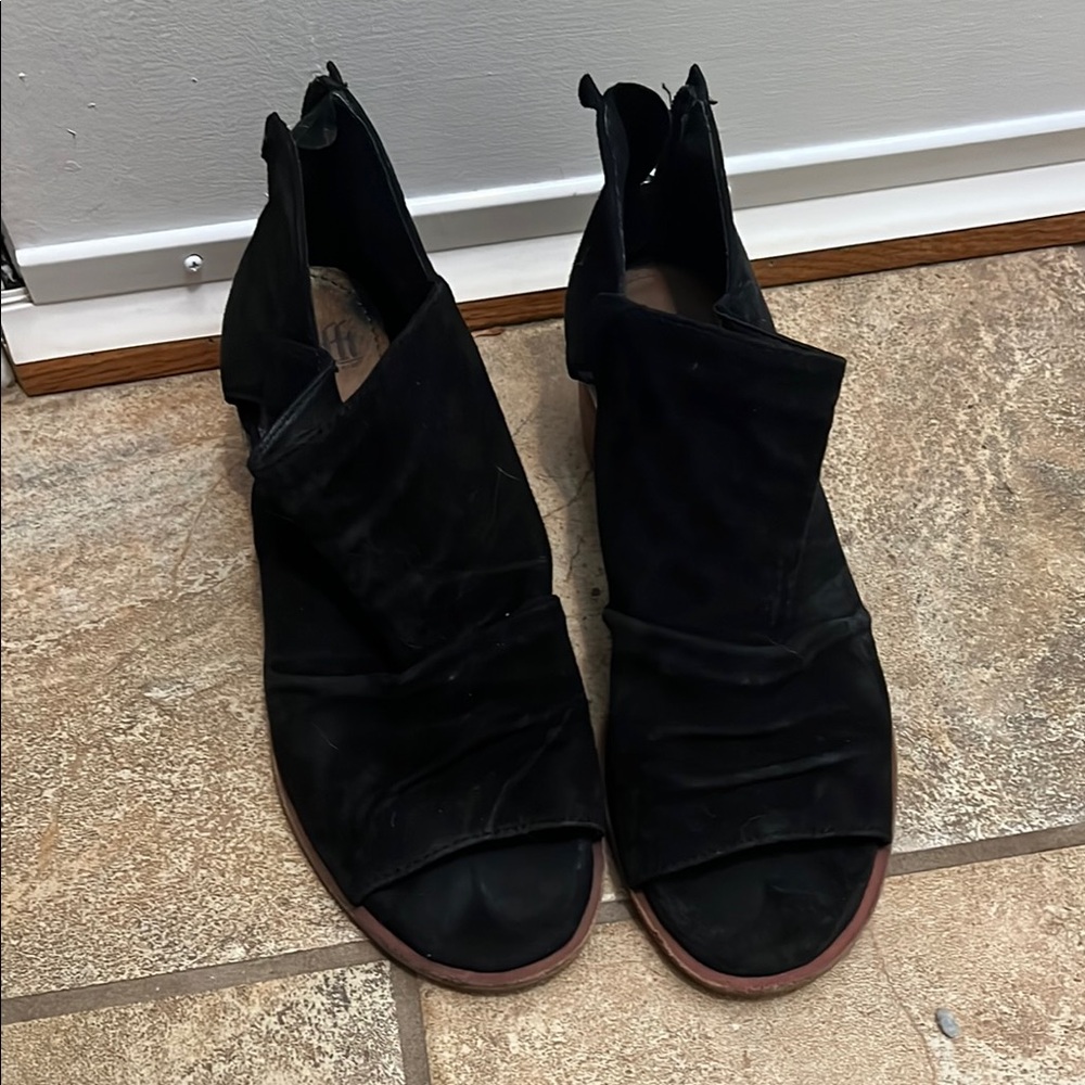 Classic Ankle Booties with Peep Toe